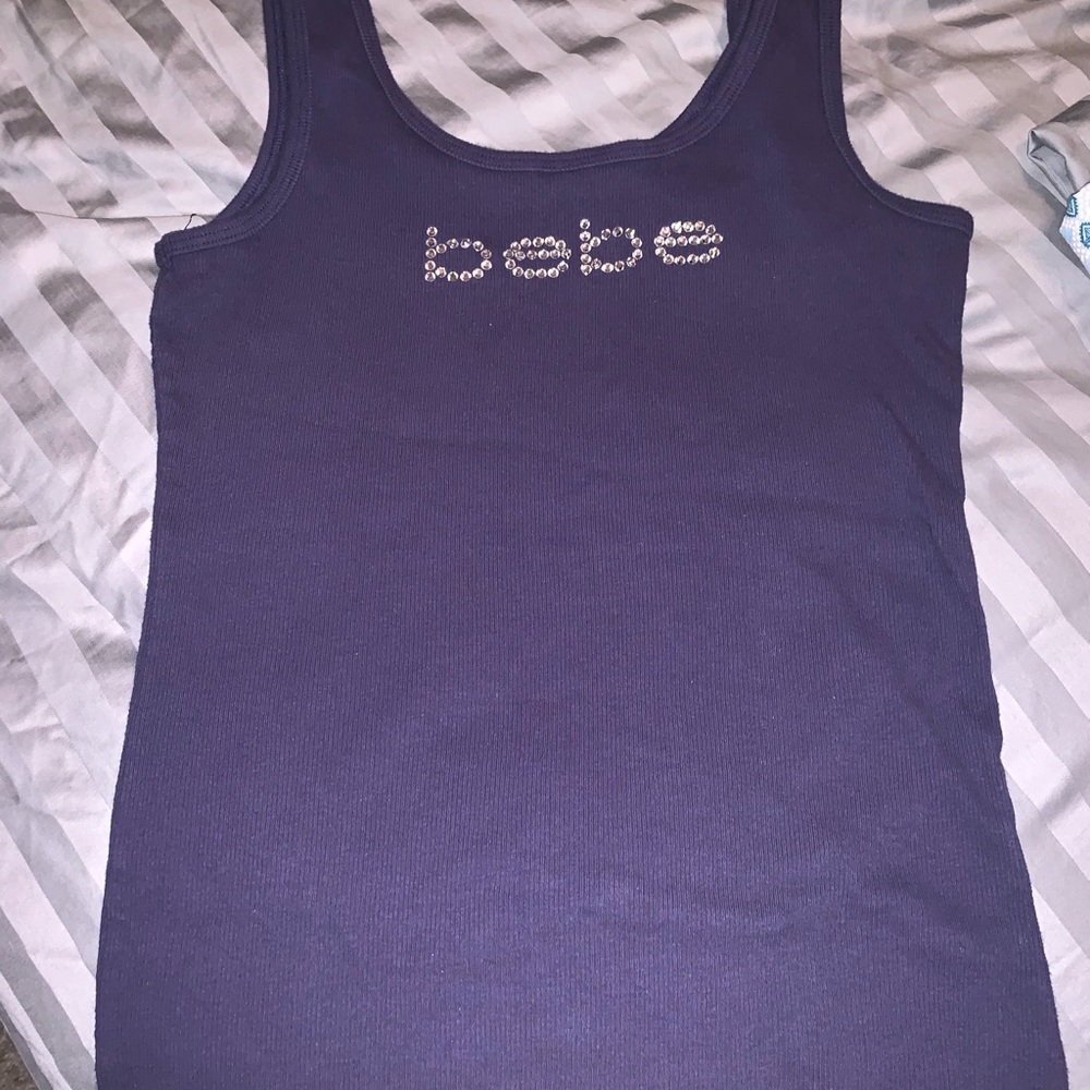 Bebe logo tank top